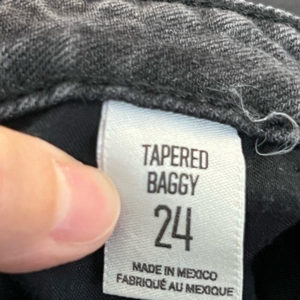 BDG Urban Outfitters Women Tapered Baggy Pants 24 Gray Hi-Rise Streetwear Casual - Picture 10 of 16
